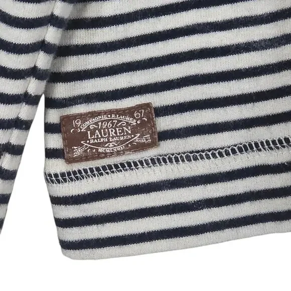 Lauren Ralph Lauren Womens Striped Suede Elbow Patches XL - Picture 5 of 9